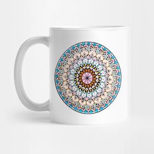 Handmade colored mandala drawing art Mug